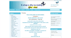 Desktop Screenshot of mobily-dily.cz